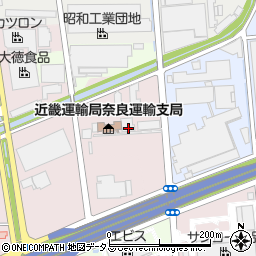 奈良県自動車販売店協会周辺の地図