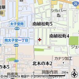 大阪府八尾市南植松町5丁目243周辺の地図