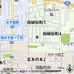 大阪府八尾市南植松町5丁目191周辺の地図