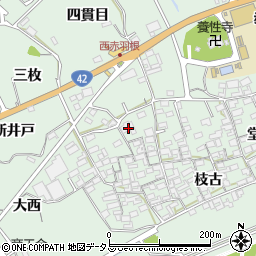 愛知県田原市赤羽根町西4周辺の地図