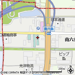 奈良県天理市南六条町95周辺の地図