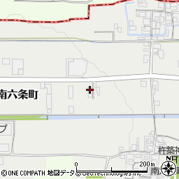 奈良県天理市南六条町58周辺の地図