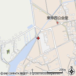 岡山県岡山市東区東幸西417周辺の地図