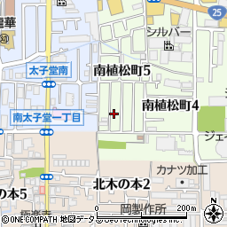 大阪府八尾市南植松町5丁目244周辺の地図