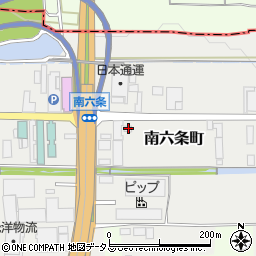 奈良県天理市南六条町80-2周辺の地図