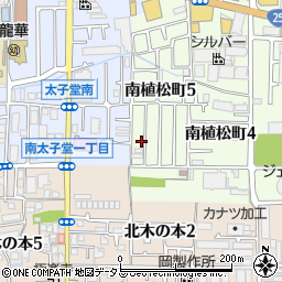 大阪府八尾市南植松町5丁目270周辺の地図