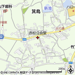 赤松公会堂周辺の地図
