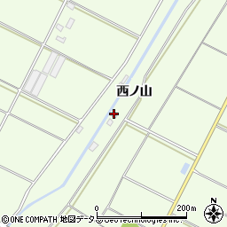 愛知県田原市西山町西ノ山90周辺の地図