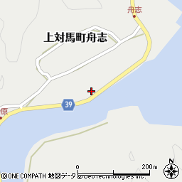 長崎県対馬市上対馬町舟志527周辺の地図