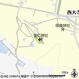 安仁神社周辺の地図