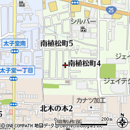 大阪府八尾市南植松町5丁目143周辺の地図