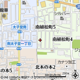 大阪府八尾市南植松町5丁目269周辺の地図