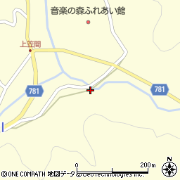 奈良県宇陀市室生上笠間2167周辺の地図