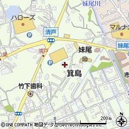 岡山県岡山市南区箕島1262周辺の地図