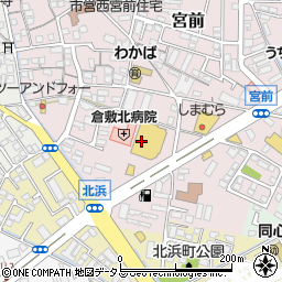 株式会社魚宗フーズ岡山　コープ倉敷北店周辺の地図