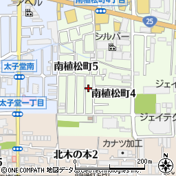 大阪府八尾市南植松町5丁目149周辺の地図
