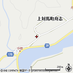 長崎県対馬市上対馬町舟志341周辺の地図