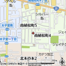 大阪府八尾市南植松町5丁目150周辺の地図