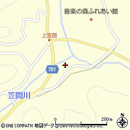 奈良県宇陀市室生上笠間2178周辺の地図