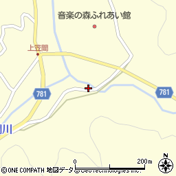 奈良県宇陀市室生上笠間2170周辺の地図