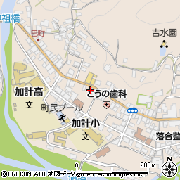 中国新聞加計販売所周辺の地図