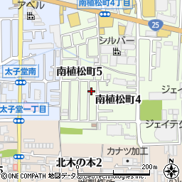 大阪府八尾市南植松町5丁目151周辺の地図