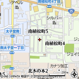 大阪府八尾市南植松町5丁目203周辺の地図