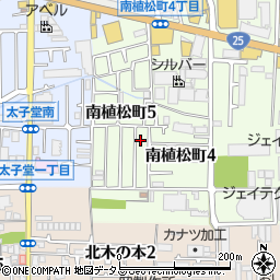 大阪府八尾市南植松町5丁目132周辺の地図