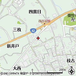 愛知県田原市赤羽根町四貫目129周辺の地図