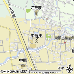 松阪市立中原小学校周辺の地図
