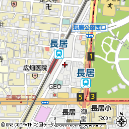 Ｍ’ＰＬＡＺＡ長居駅前周辺の地図
