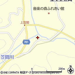 奈良県宇陀市室生上笠間2175周辺の地図