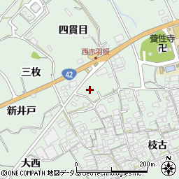 愛知県田原市赤羽根町四貫目128周辺の地図