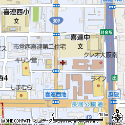 平野年金事務所周辺の地図