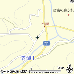 奈良県宇陀市室生上笠間3224周辺の地図