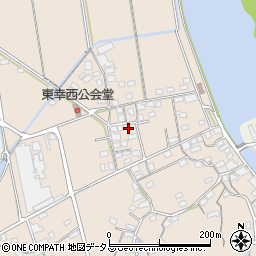 岡山県岡山市東区東幸西402周辺の地図