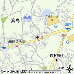 岡山県岡山市南区箕島1213-1周辺の地図