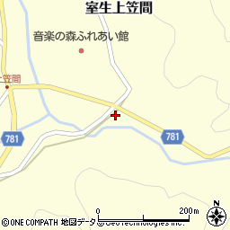 奈良県宇陀市室生上笠間519周辺の地図
