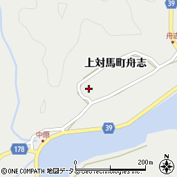 長崎県対馬市上対馬町舟志351周辺の地図