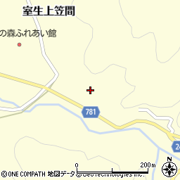 奈良県宇陀市室生上笠間509周辺の地図