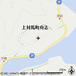 長崎県対馬市上対馬町舟志424周辺の地図