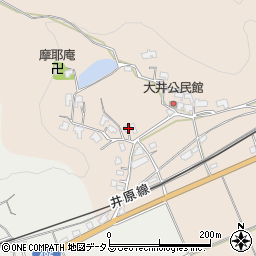 岡山県小田郡矢掛町本堀1497周辺の地図