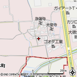 奈良県大和郡山市椎木町431周辺の地図