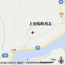 長崎県対馬市上対馬町舟志439周辺の地図