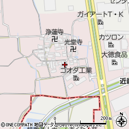 奈良県大和郡山市椎木町438周辺の地図
