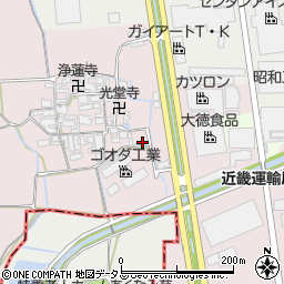 奈良県大和郡山市椎木町412周辺の地図