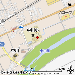 岡山県小田郡矢掛町本堀1637周辺の地図