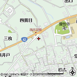 愛知県田原市赤羽根町四貫目124周辺の地図