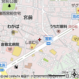喰太呂倉敷店周辺の地図