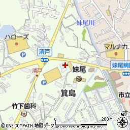 岡山県岡山市南区箕島1273-6周辺の地図